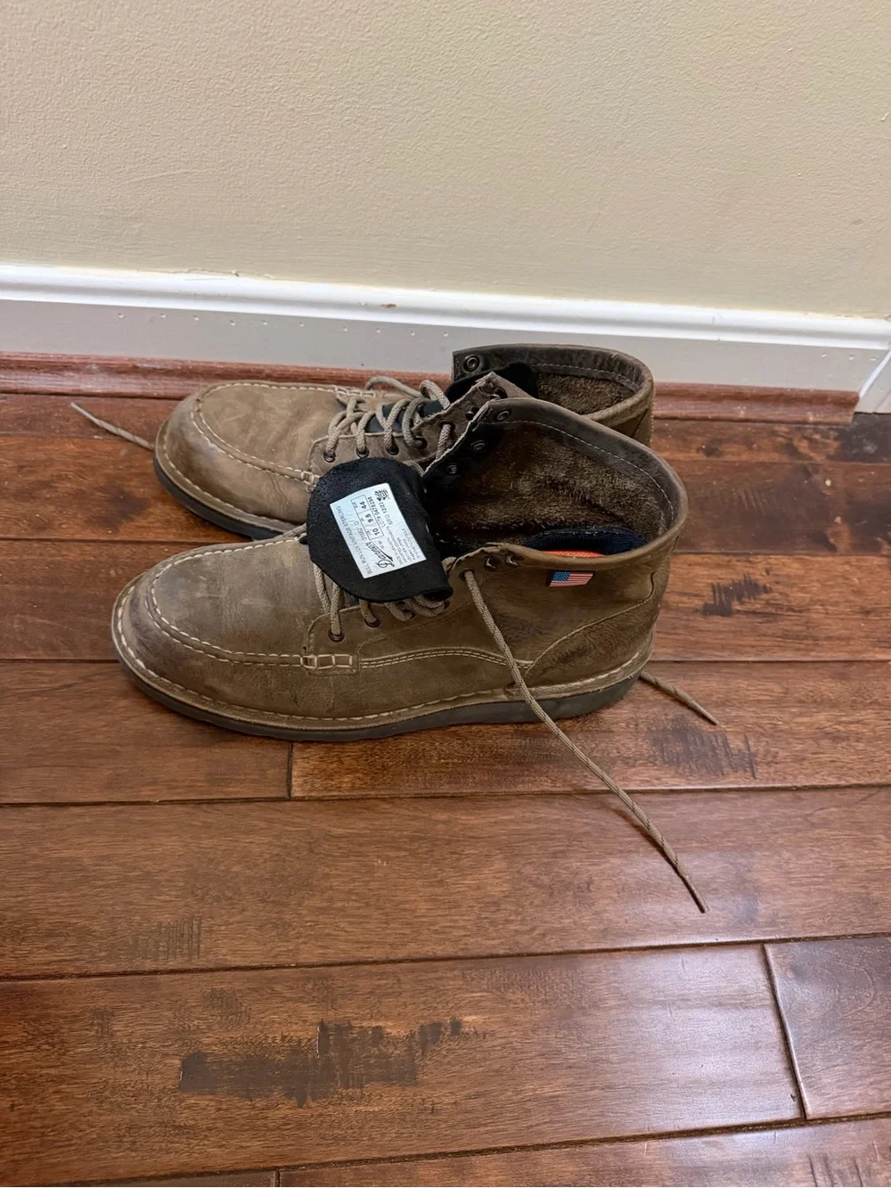Danner Men's Bull Run Lux Vintage Sterling size 10 Work Boots